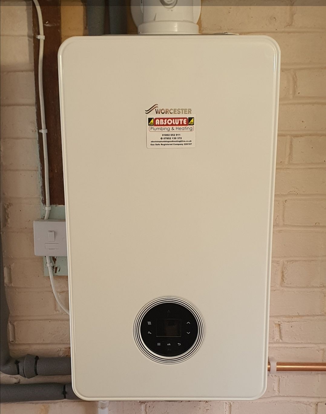 Worcester 4000 combination boiler installed in Tunbridge Wells