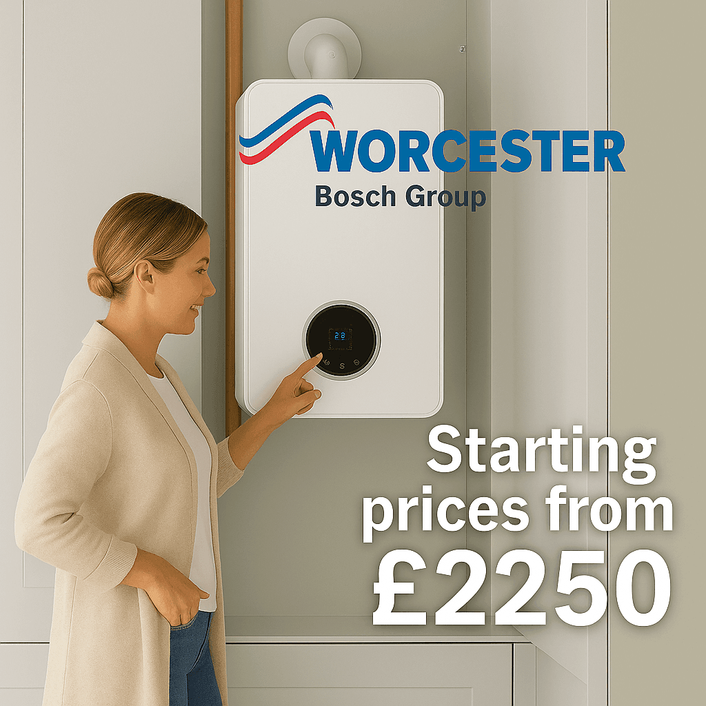 Worcester Greenstar combination boiler installed 
