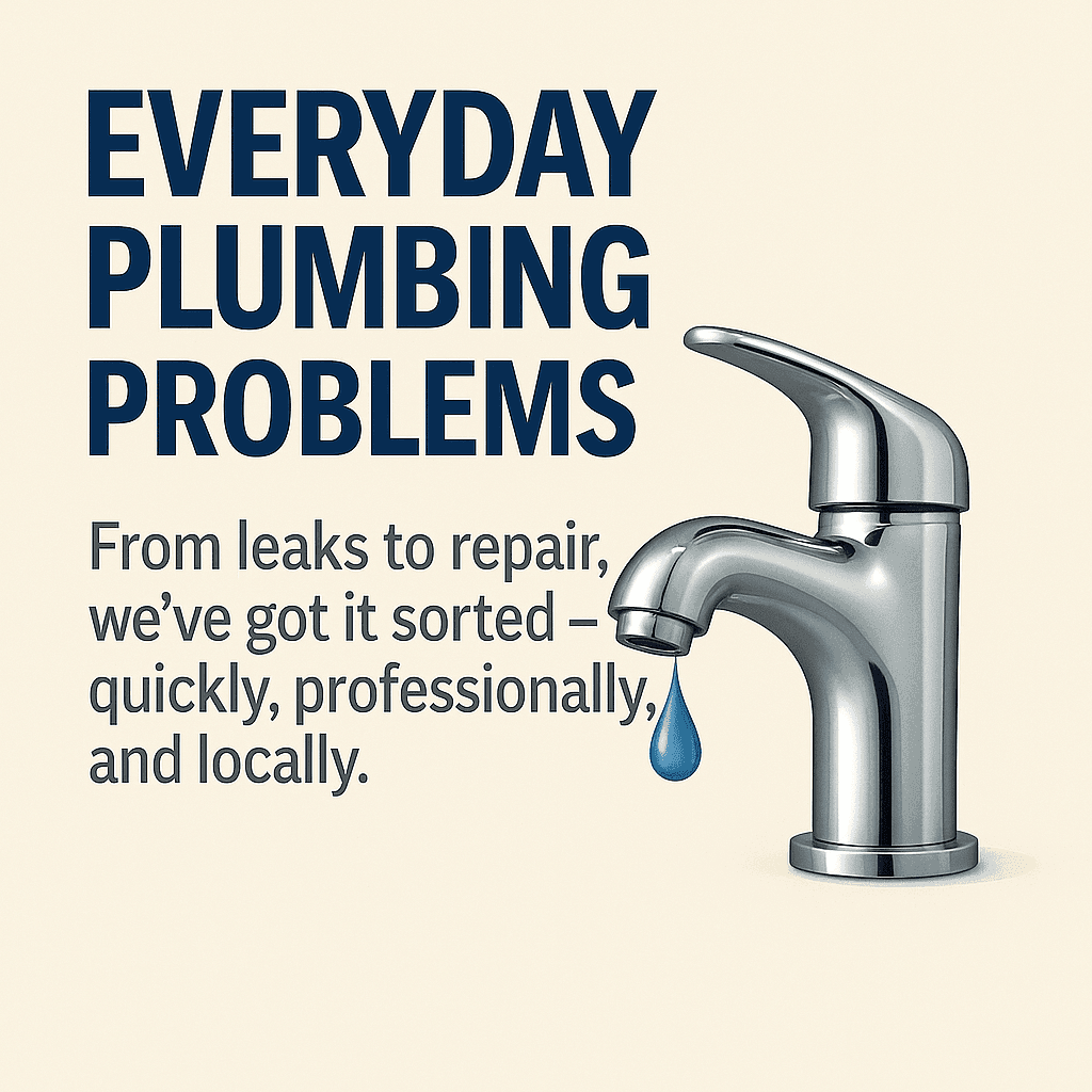 Plumber fixing copper pipework under a kitchen sink during a routine plumbing job