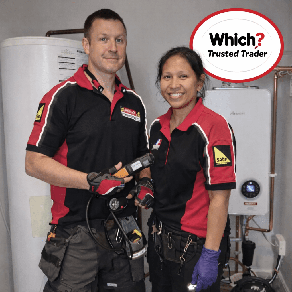 Gas Safe registered engineer servicing a boiler in a Uckfield home – Absolute Plumbing & Heating