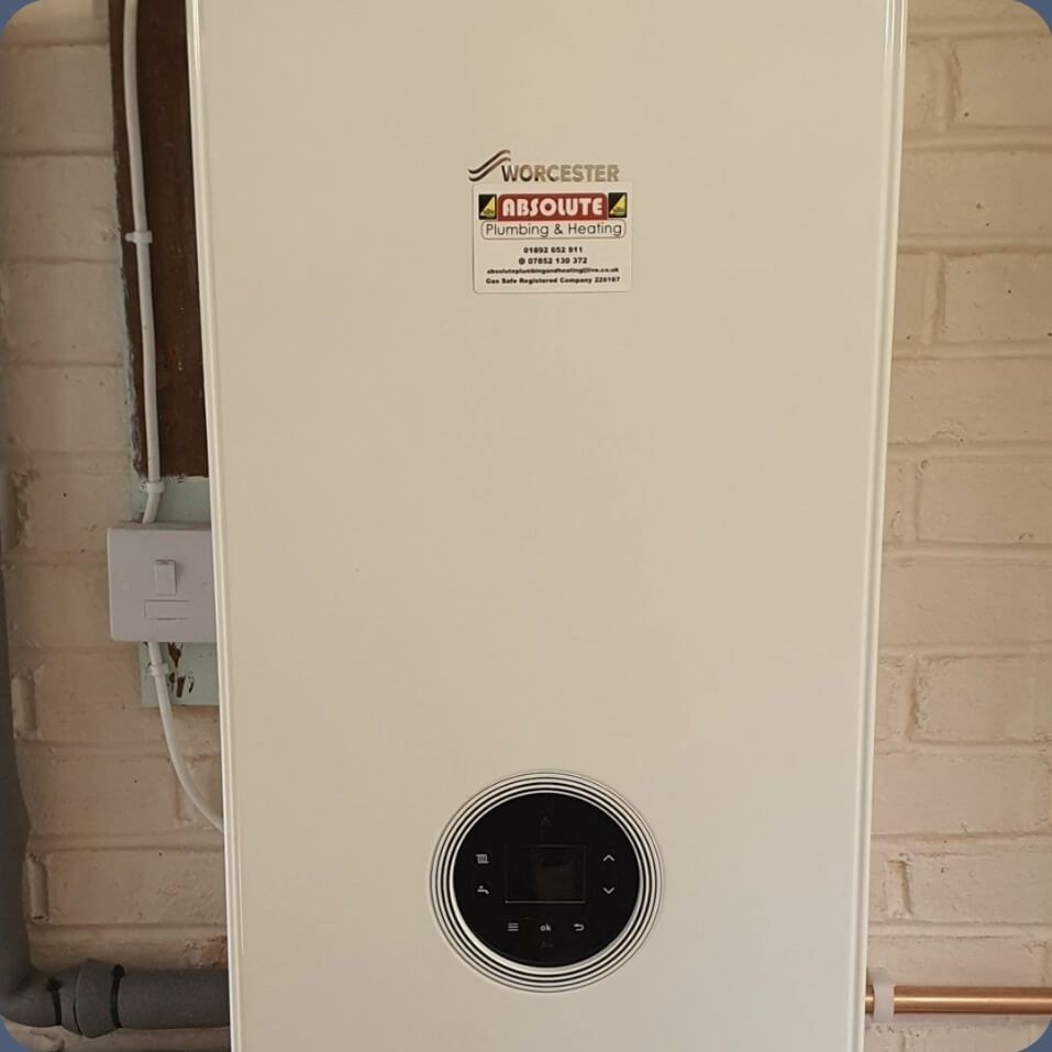Worcester 4000 combination boiler installed in cobra